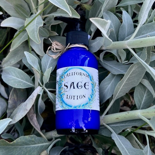 photograph of sage lotion